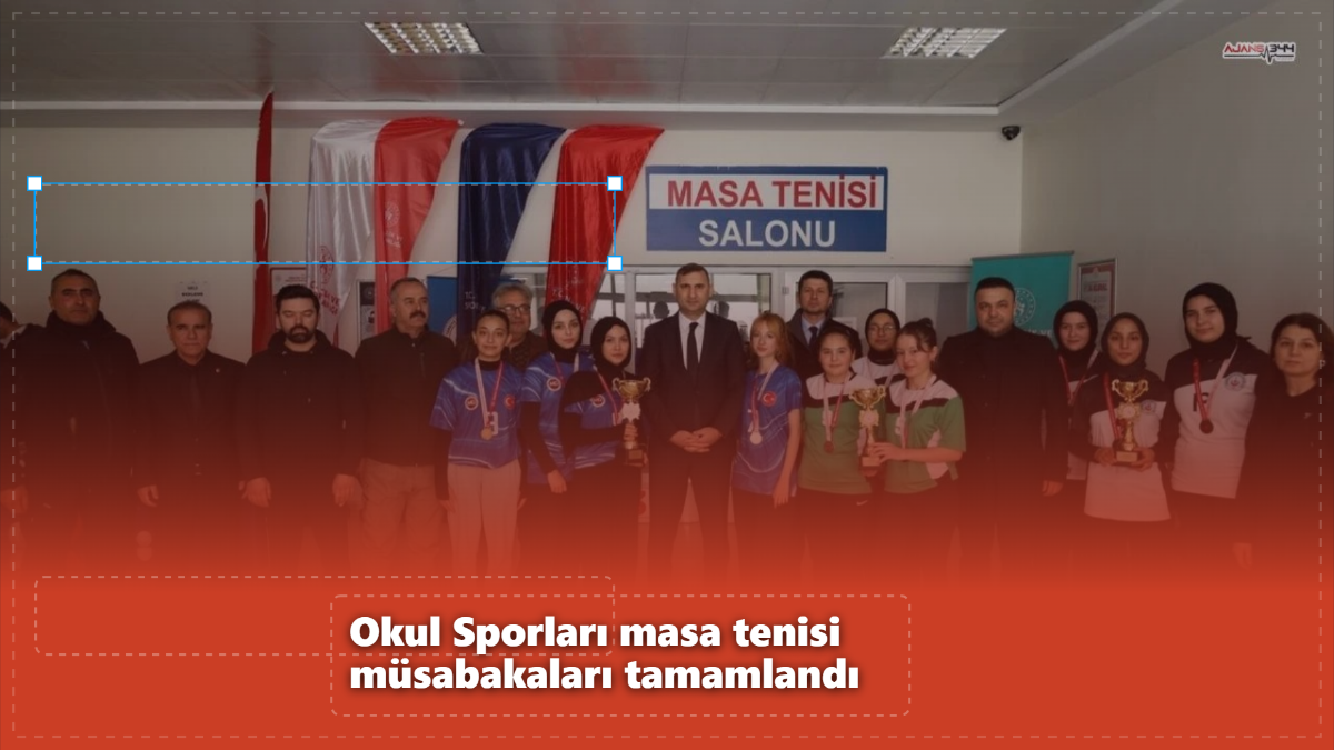 Okul sporları masa tenisi müsabakaları tamamlandı