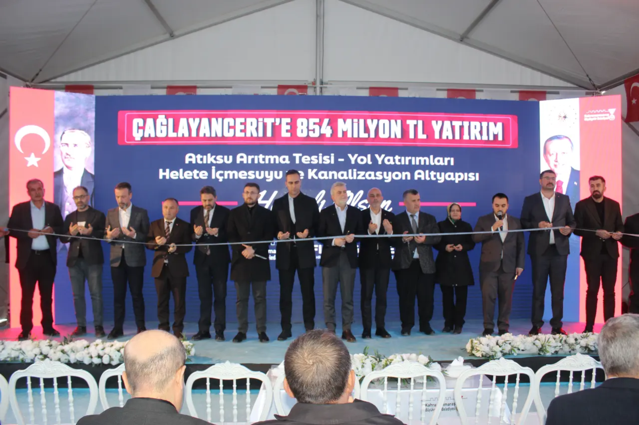 Çağlayancerit’te Toplu Açılış Töreni