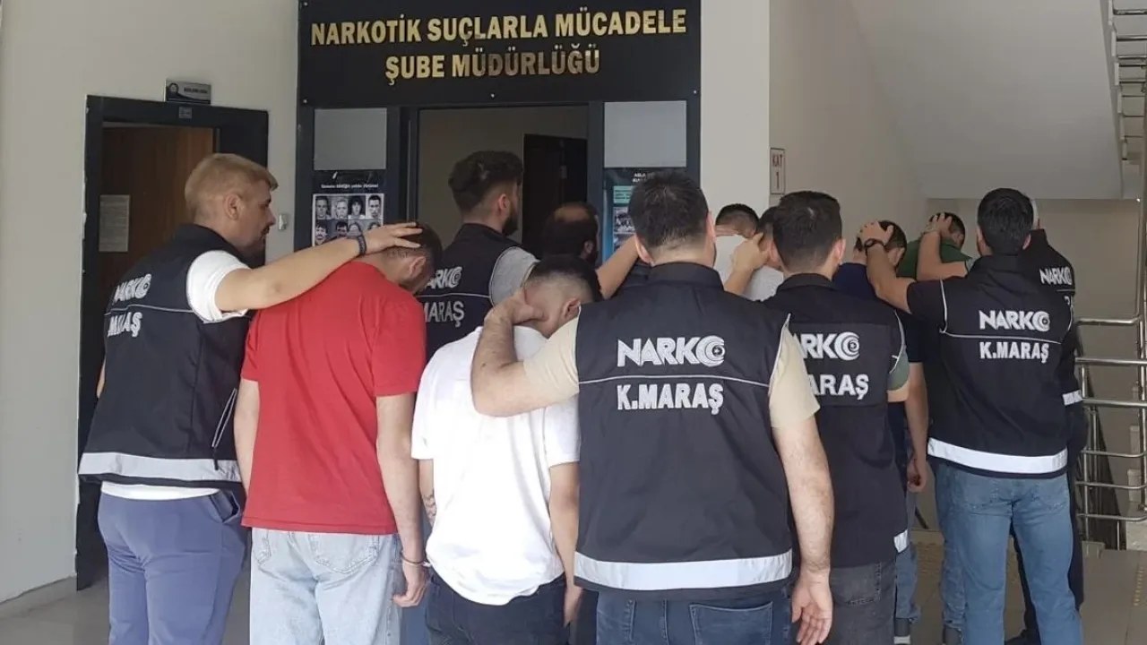 Kahramanmaraş’ta Narkotik Alarmı: 62 Operasyonda 66 Gözaltı, 13 Tutuklama