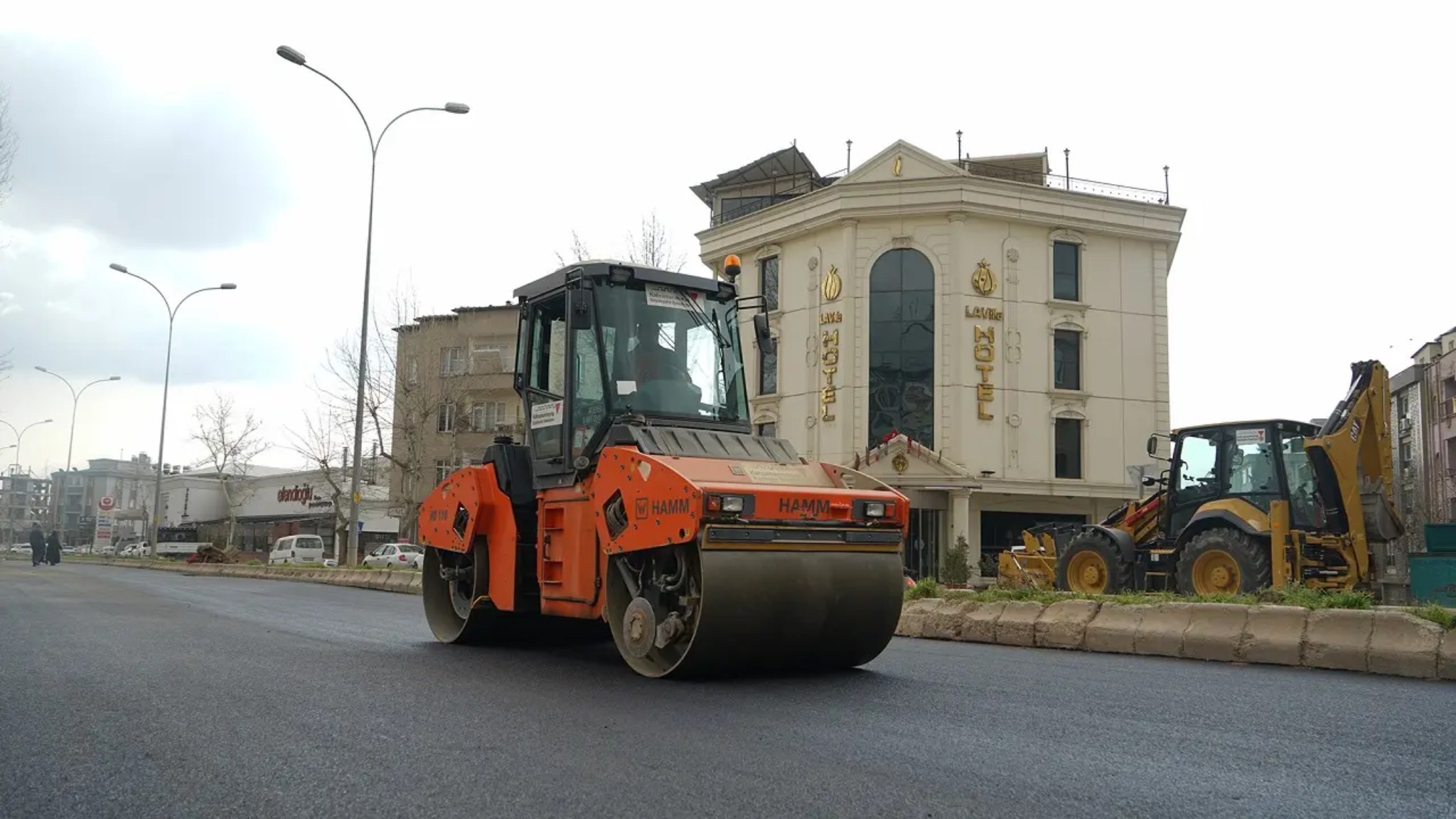 Kahramanmaraş’ta İki Ana Bulvarda Asfalt Çalışması