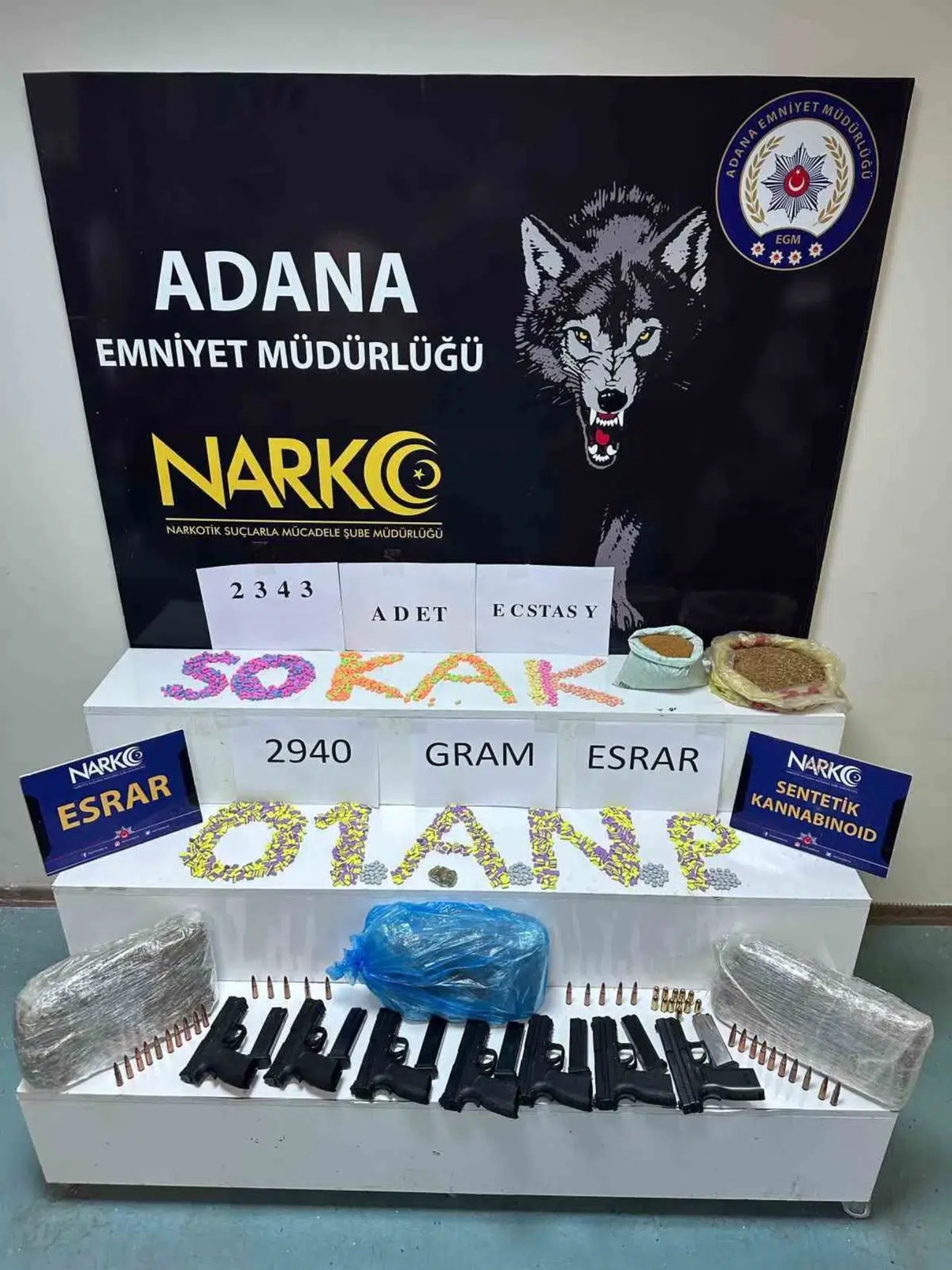 Adana’da Operasyonda Yüklü Miktarda Ele Geçirildi