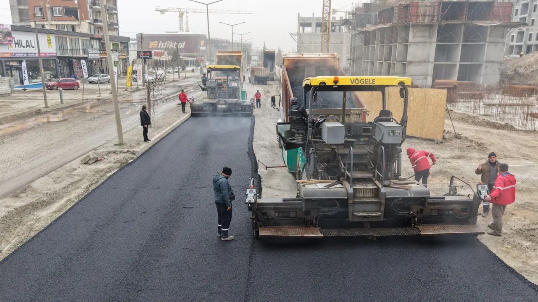 Dulkadiroğlu’nda Asfalt Çalışmaları Hız Kesmedi