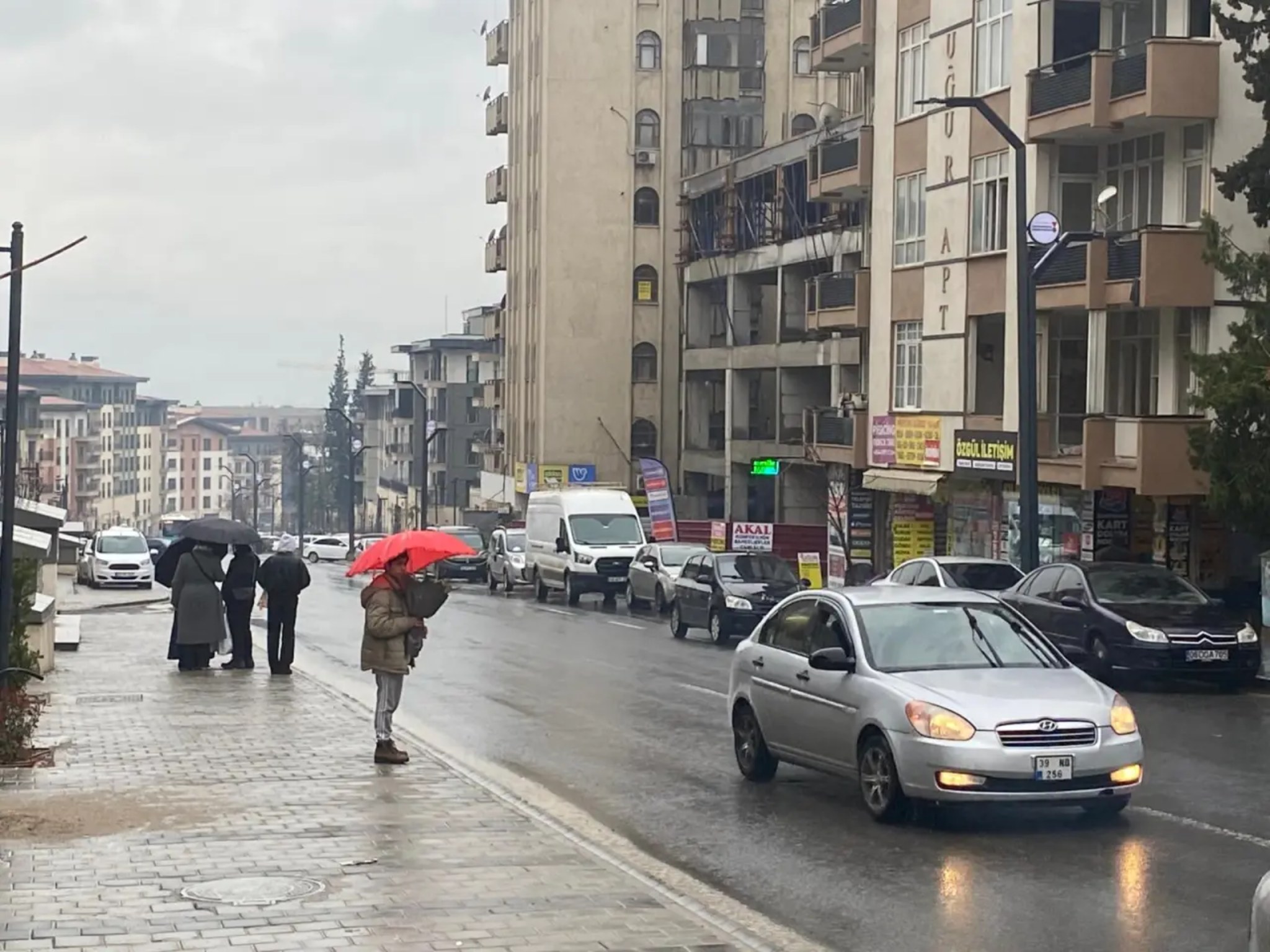 Mart Yağmurları Kentte Günlük Yaşamı Etkiledi