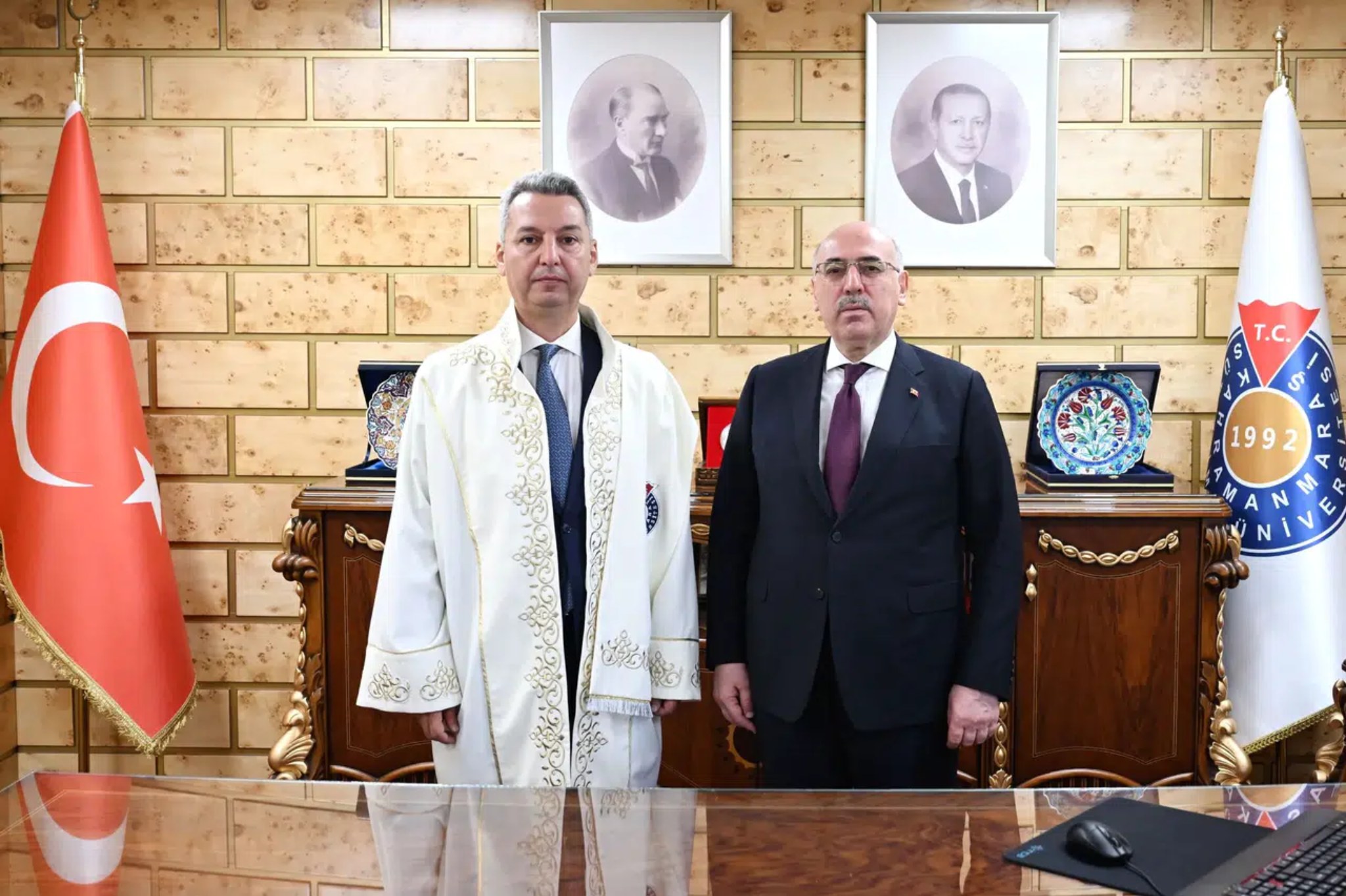 KSÜ Rektörlüğünde Bayrak Değişimi: Prof. Dr. İbrahim Taner Okumuş Göreve Başladı