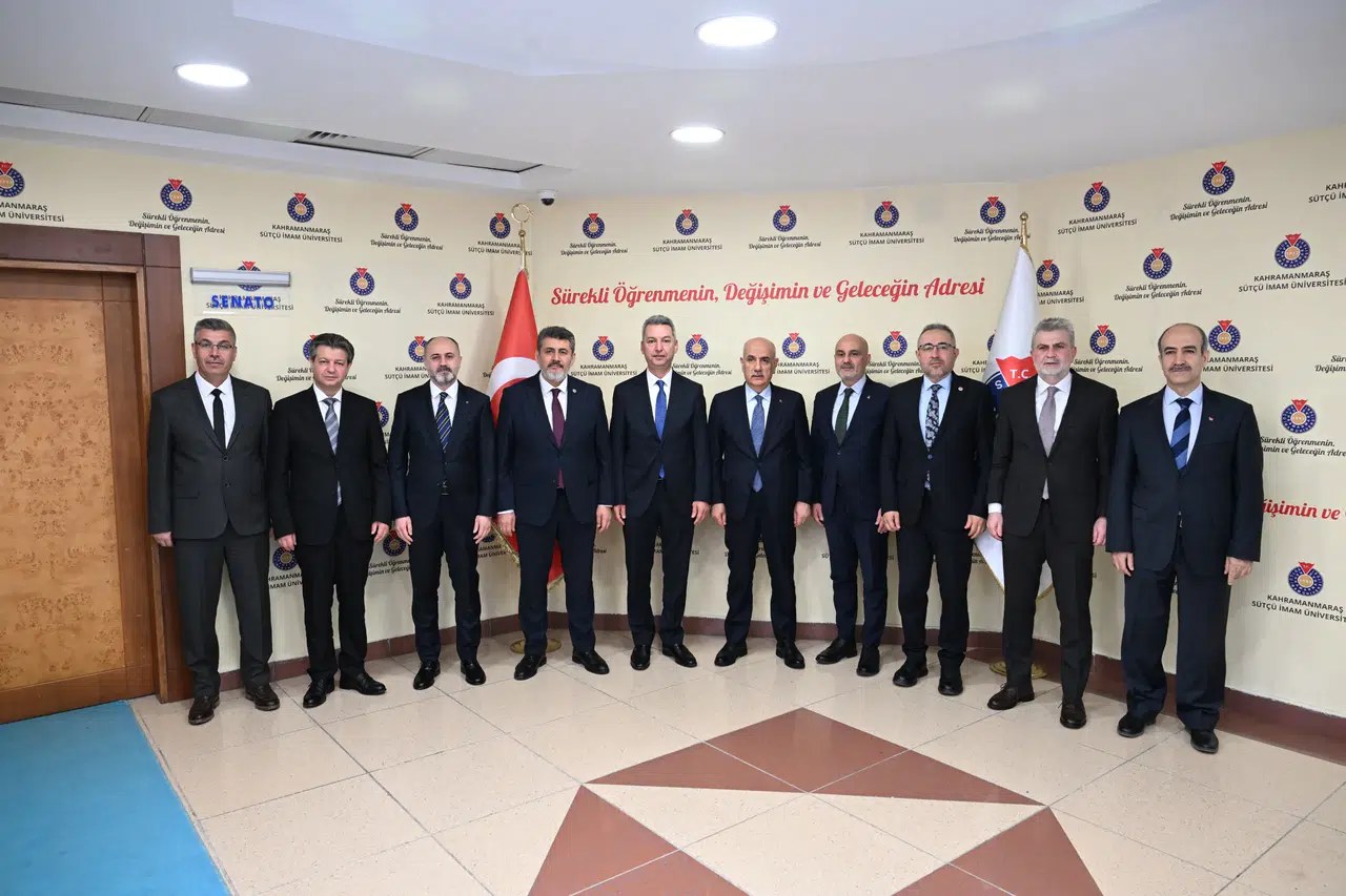 Kahramanmaraş'ta AK Parti Heyeti Rektör Okumuş’la Buluştu