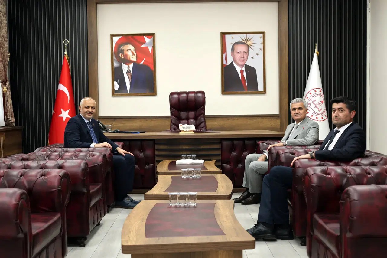 Andırın Belediye Başkanı Gökşen'den İl Milli Eğitim Müdürlüğü Ziyareti