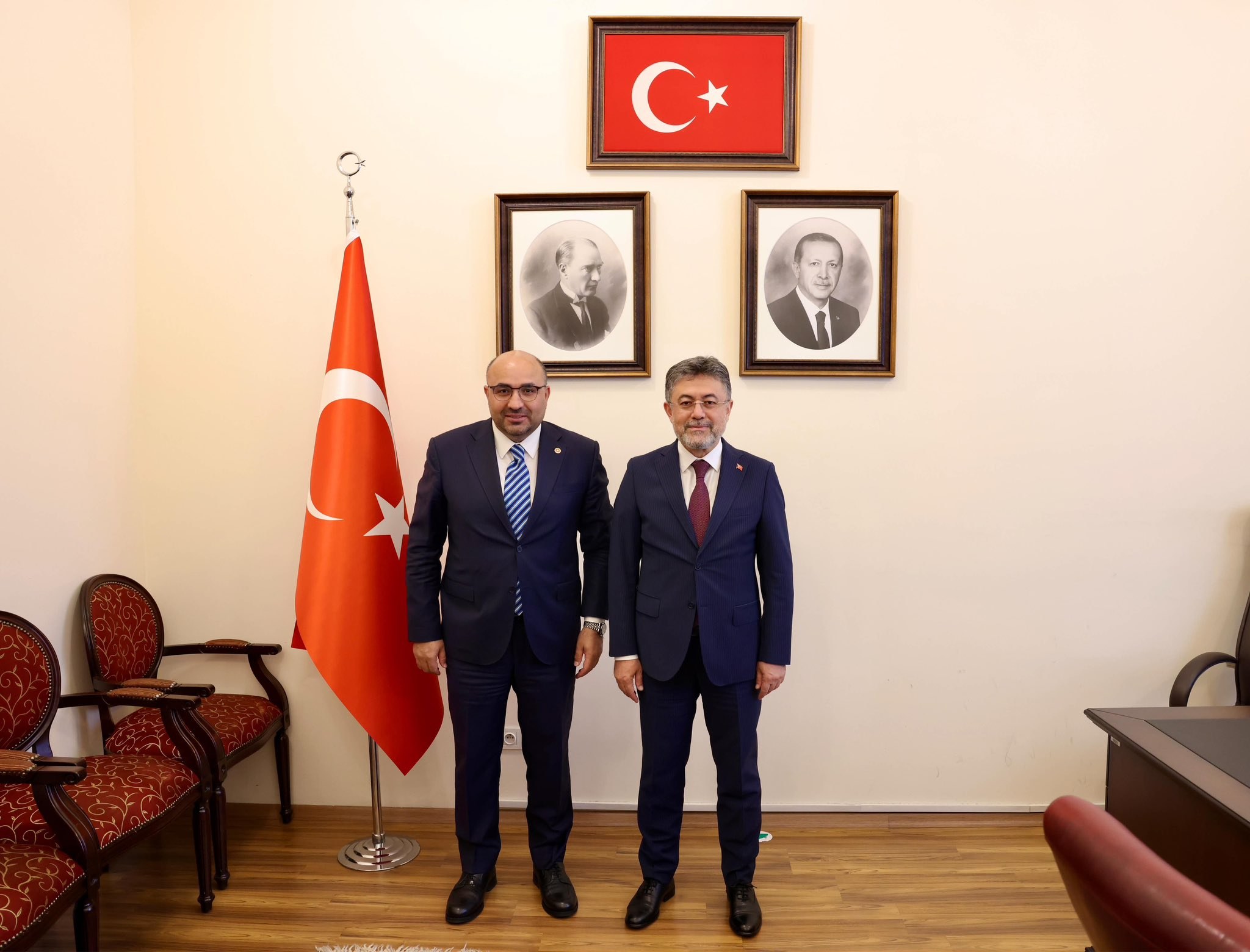Mehmet Şahin ve Bakan Yumaklı Kahramanmaraş Projelerini Görüştü