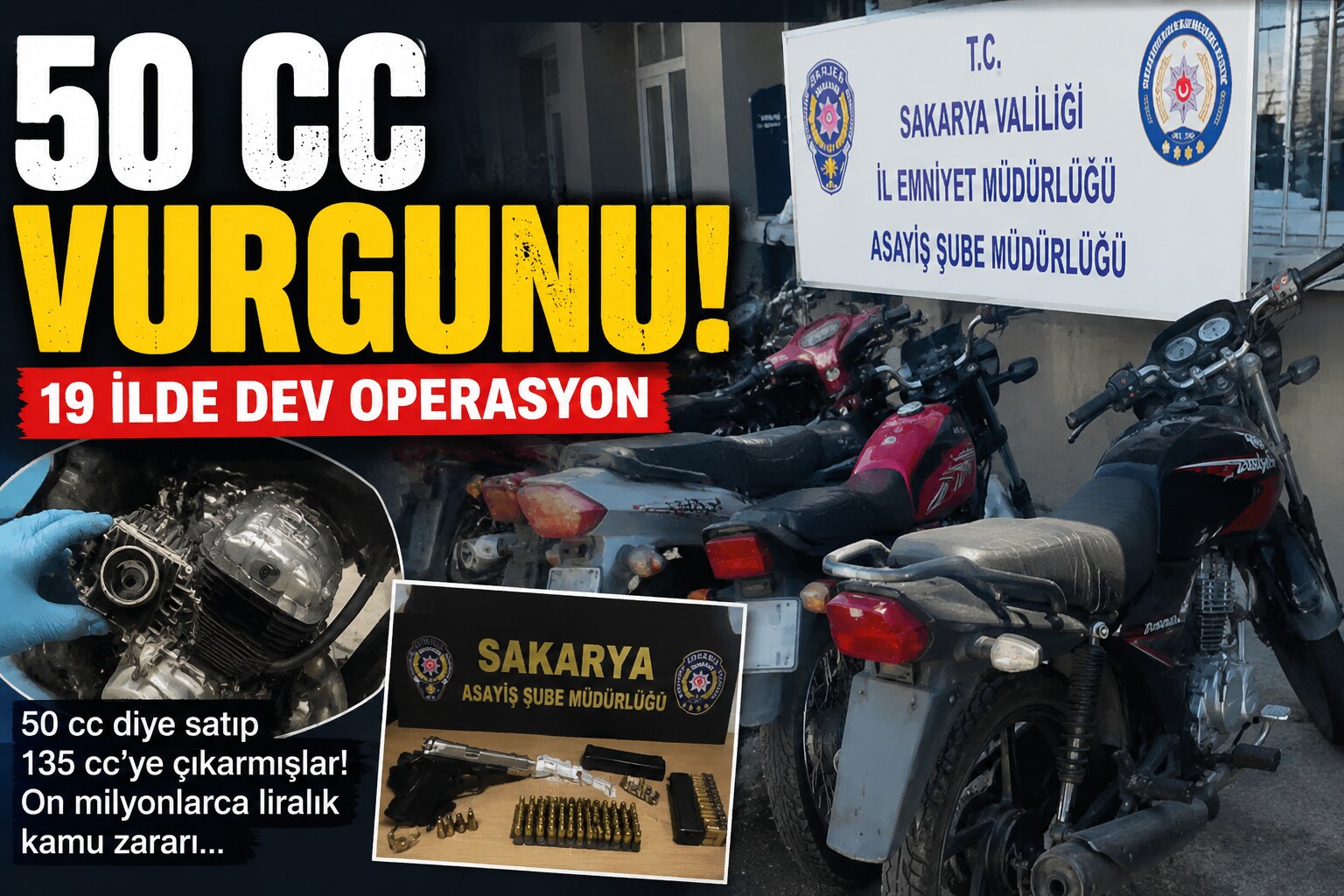 50 CC Diye Satıldı, Gerçeği Operasyonda Ortaya Çıktı!