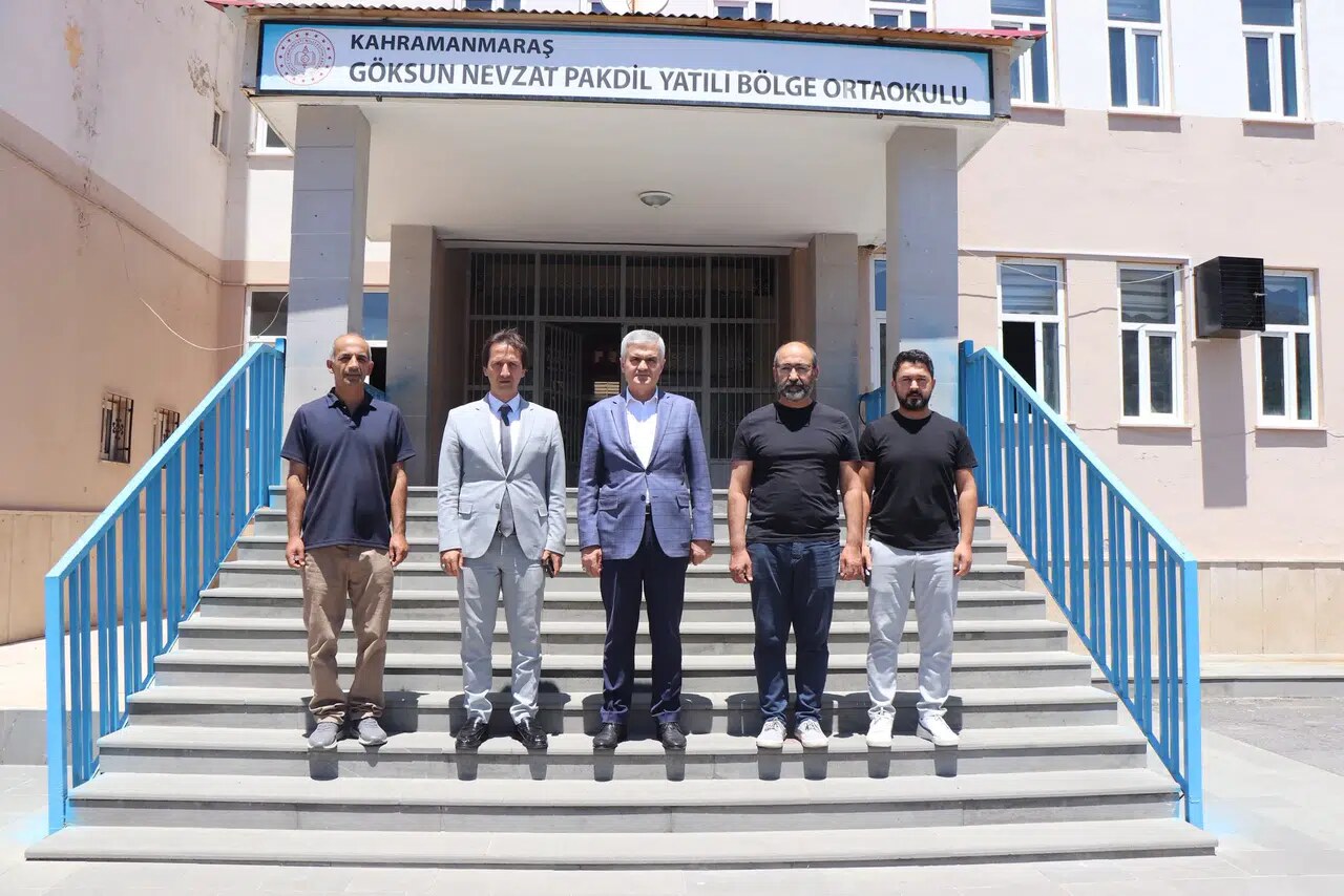 Turan Akpınar Göksun'da Eğitim Kurumlarını İnceledi
