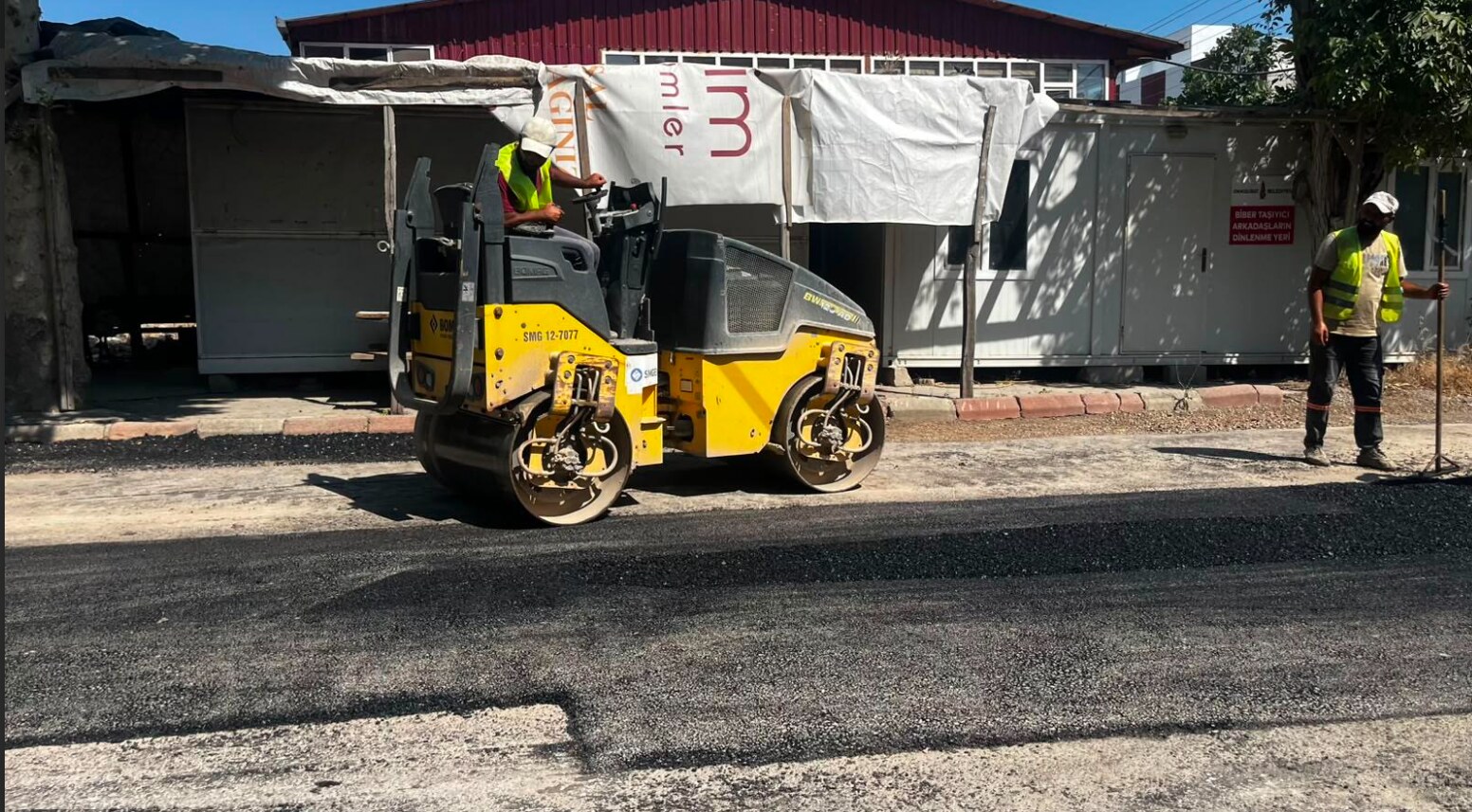 Şazibey Mahallesi Biberciler Caddesi’nde Altyapı Yatırımları Üstyapıyla Buluşuyor