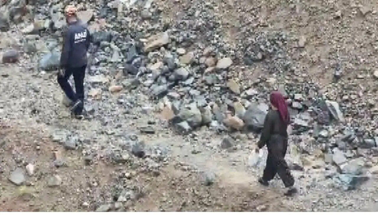 Berit Dağı'nda Mahsur Kalan Kadın AFAD Ekiplerince Kurtarıldı