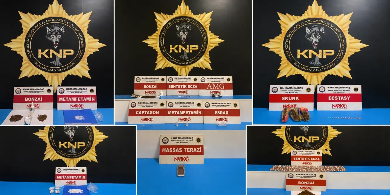 Kahramanmaraş'ta Peş Peşe Narkotik Operasyonları! 5 Şüpheli Tutuklandı