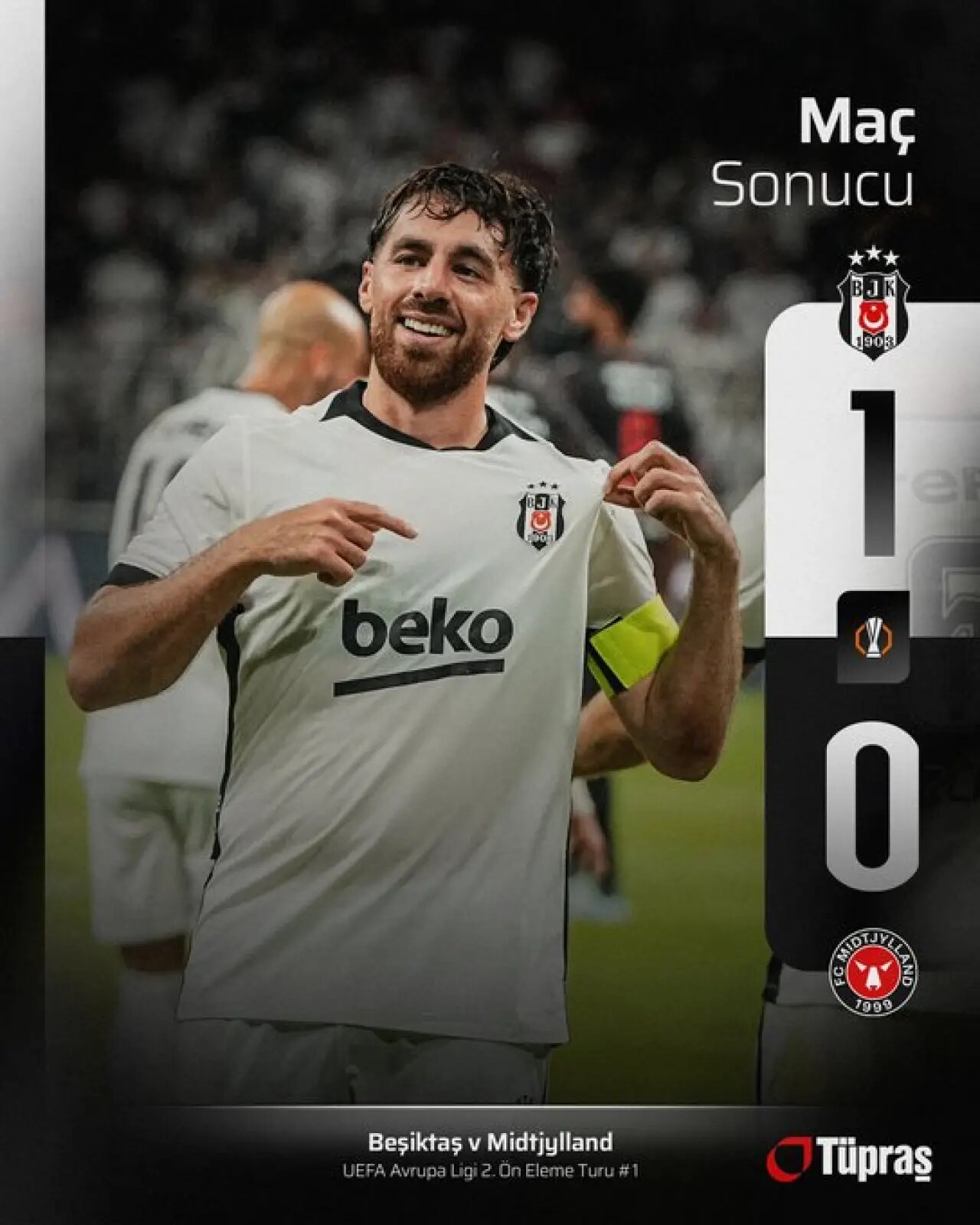 Kartal'dan Avrupa Mesajı! Rövanş Öncesi Avantaj Beşiktaş'ın