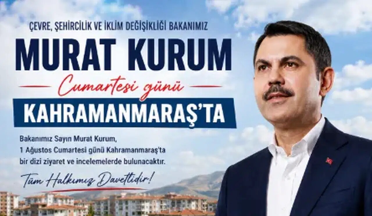 Murat Kurum Kahramanmaraş'a Geliyor! Kritik Gündem Masada