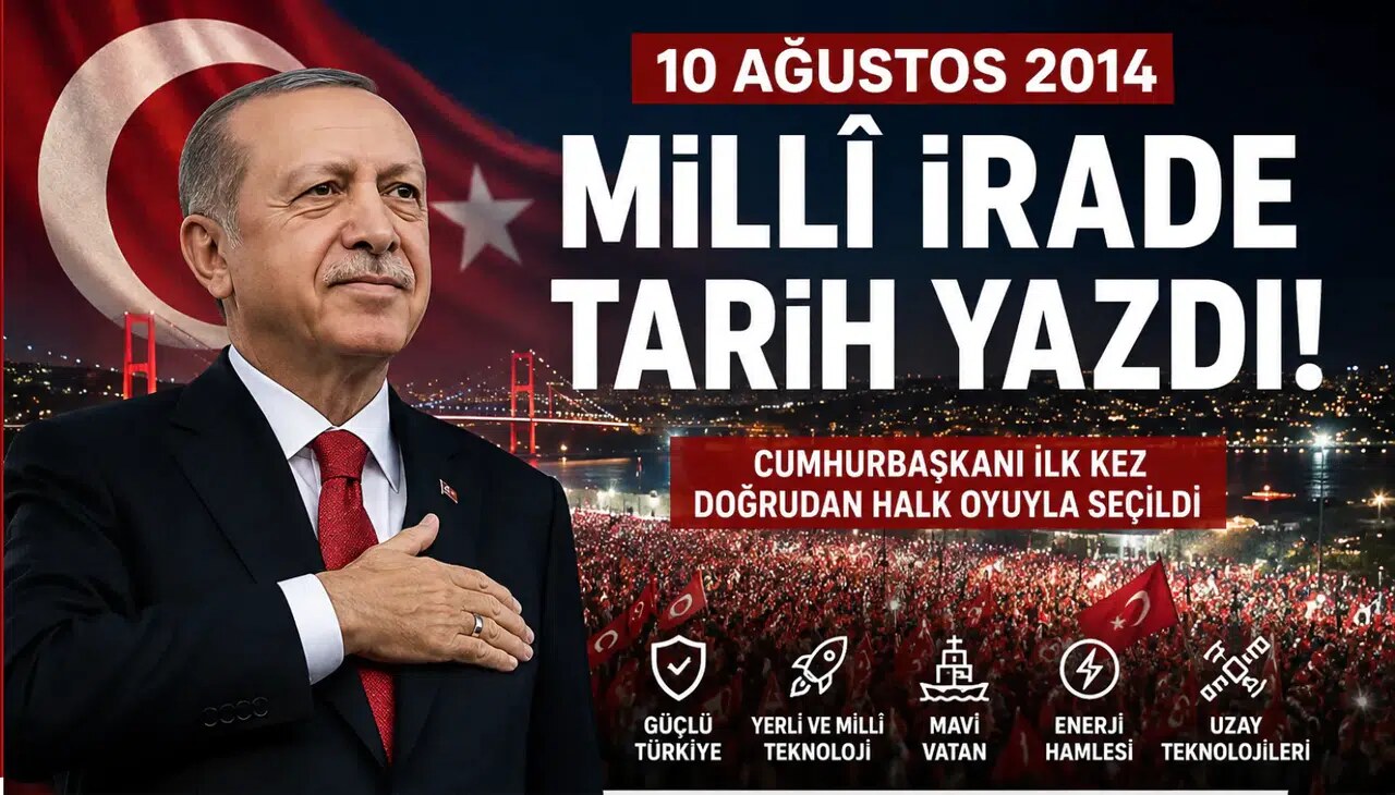 10 Ağustos 2014’te Türkiye’de Seçim Sisteminde Tarihi Değişim