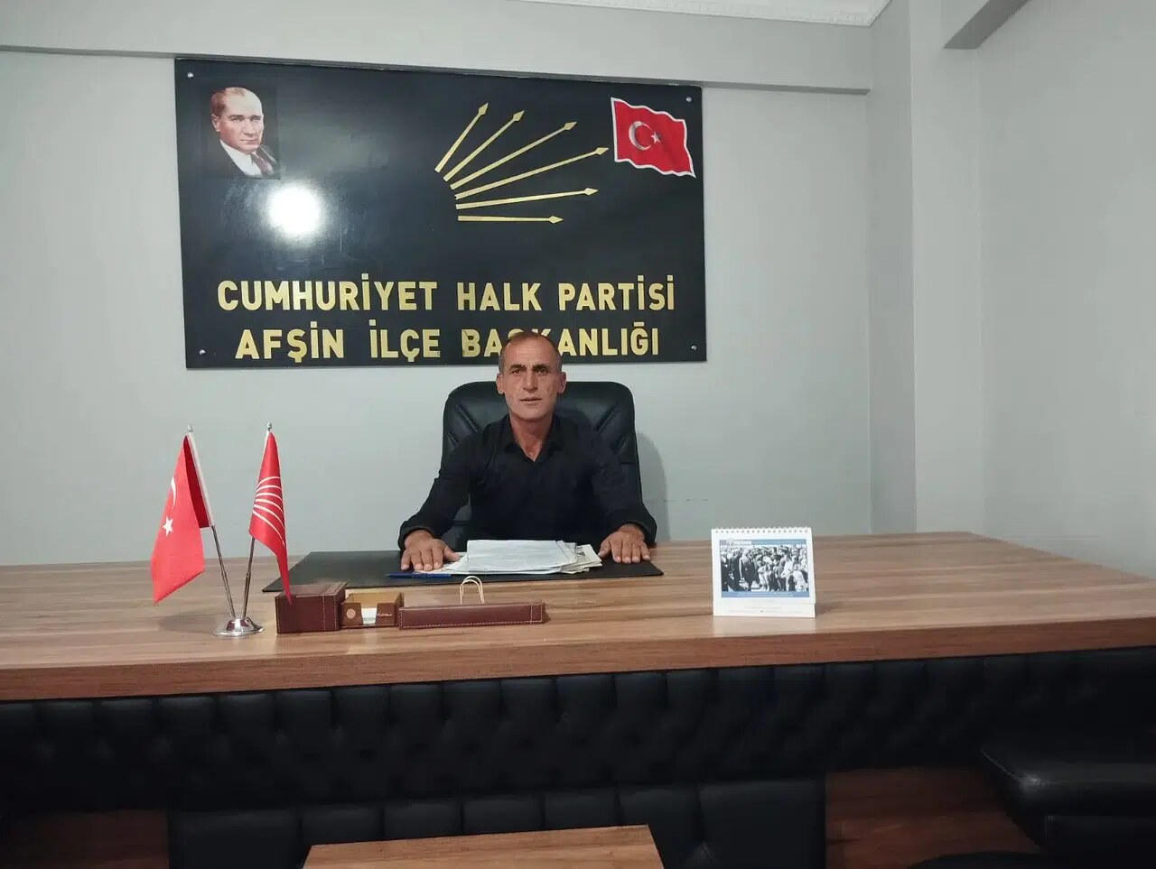 CHP Afşin İlçe Başkanlığında Yeni Dönem: Hüseyin Temur Başkan Seçildi