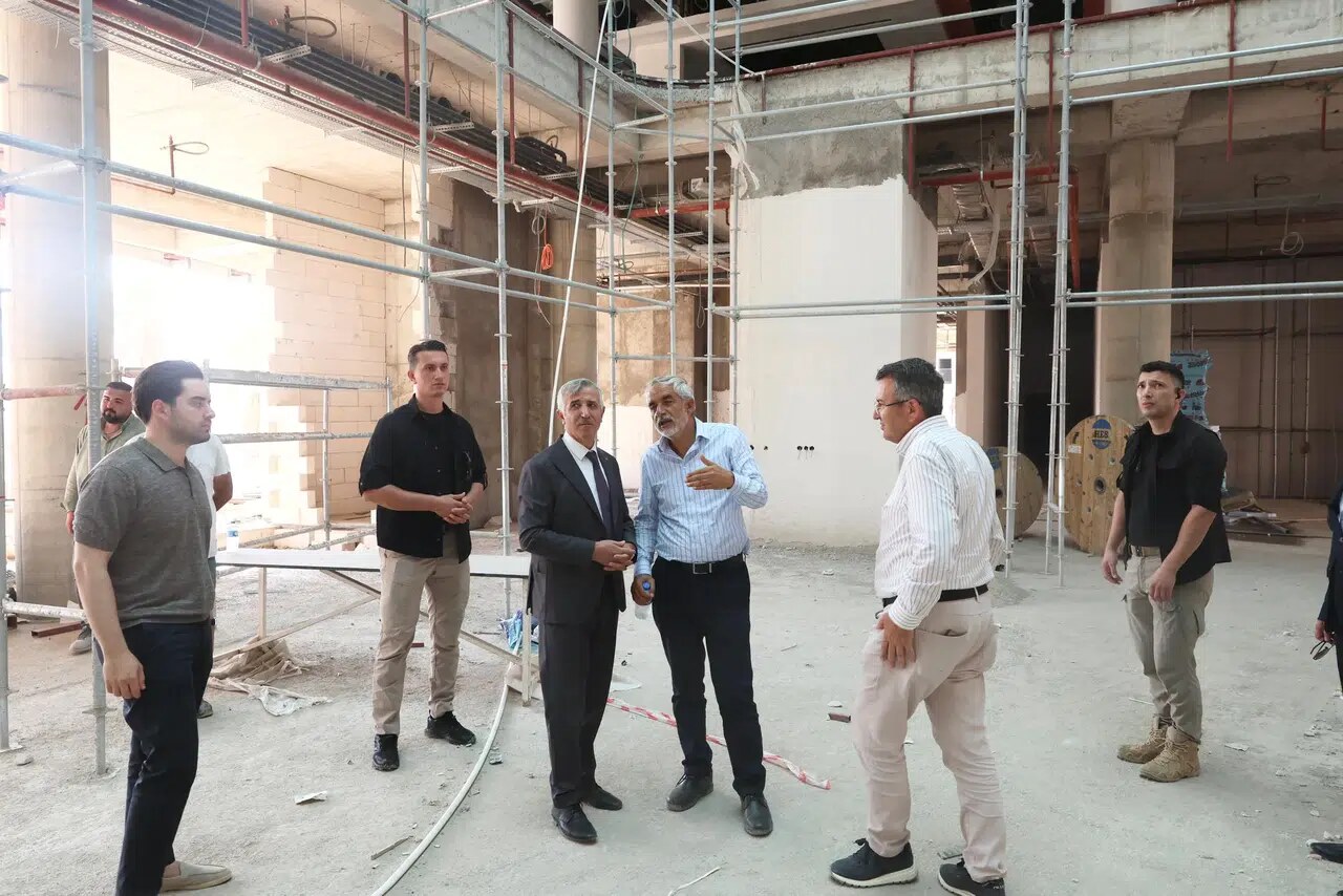 Kahramanmaraş’ın Yeni Valilik Binasında Çalışmalar Sürüyor