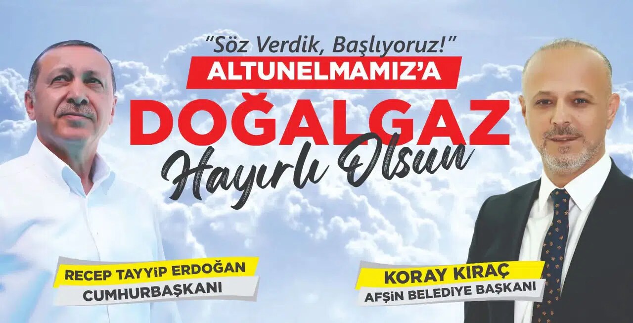 Afşin Altunelma’da doğalgaz çalışması başlıyor