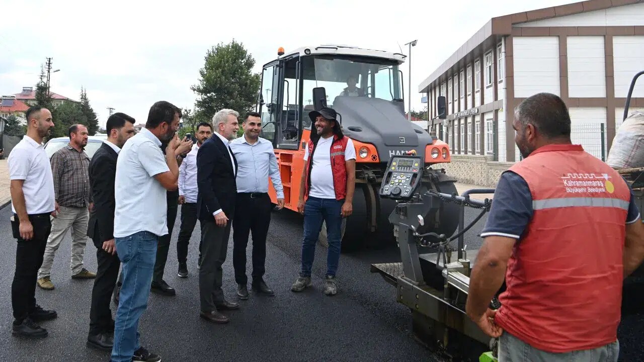 Afşin’de 3 Yerleşimi Rahatlatacak Asfalt Çalışması