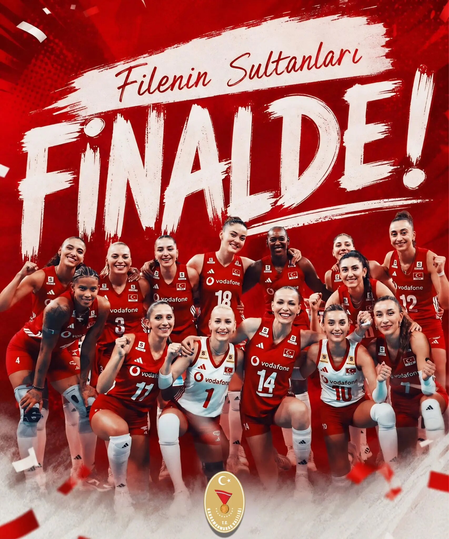 Vali Ünlüer’den Filenin Sultanları’na Final Öncesi Destek