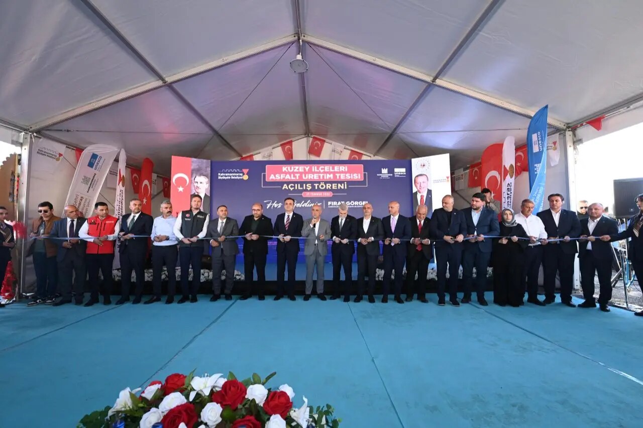 Afşin’deki Asfalt Tesisi 6 İlçenin Yol Yatırımına Güç Katıyor