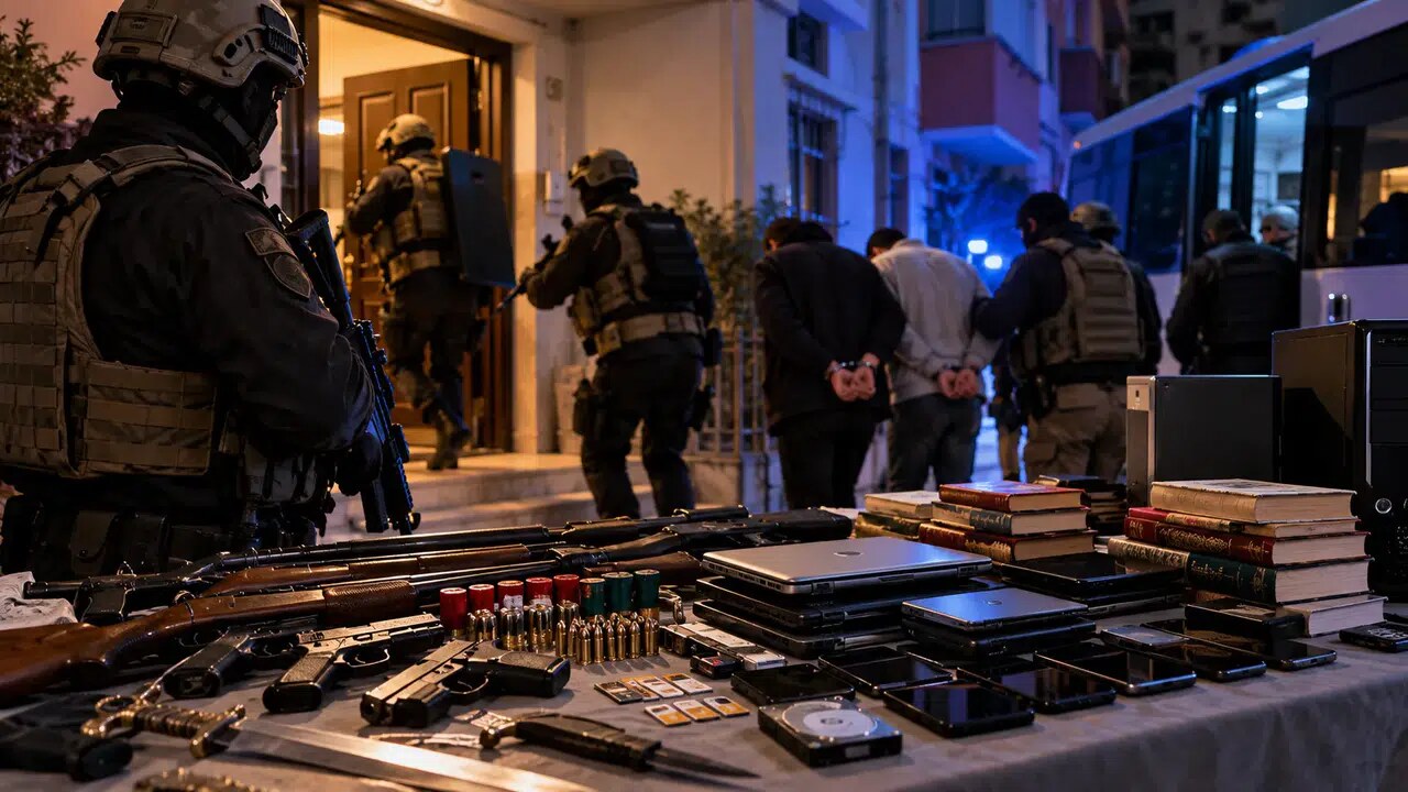 Kahramanmaraş Merkezli DEAŞ Operasyonunda 39 Gözaltı