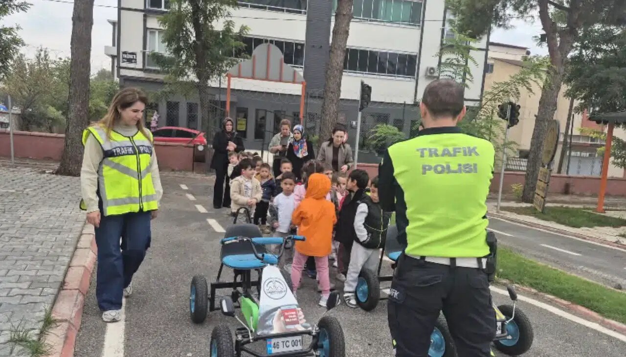 Kahramanmaraş’ta Çocuklara Trafik Eğitimi